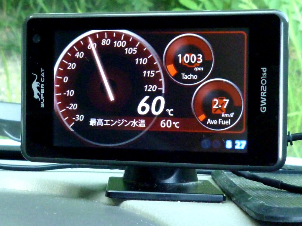 ★GWR201sd★ YUPITERU ユピテル スーパーキャット レーダー探知機 OBD2対応 追加メータにも! 拍卖