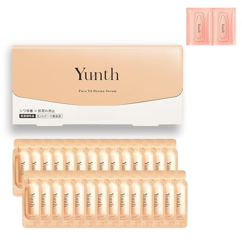 Yunth ユンス 生VAダーマ 美容液 28日分 VC美容液サンプル2包付 レチノール 毛穴 美白 ナイアシンアミド グリチルn拍卖