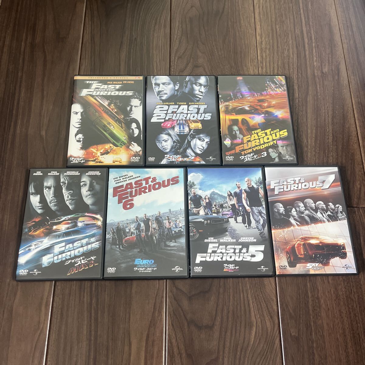 【美品】ワイルド・スピード DVD 7作品セット 1/2/3/MAX/5/6/7拍卖