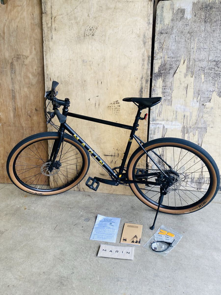 ■ MARIN NICASIO 56CM マリン ニカシオ クロモリクロスバイク ストリートバイク SHIMANO ALTUS タイヤ WTB horizon サイクリング パンク無拍卖