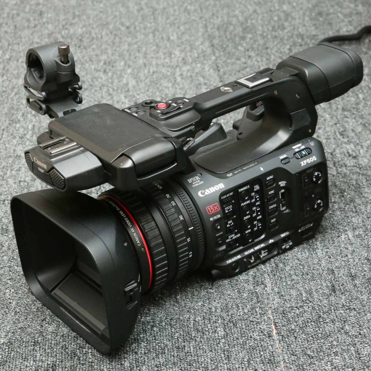 美品 Canon XF605 業務用デジタルビデオカメラ 付属品有拍卖