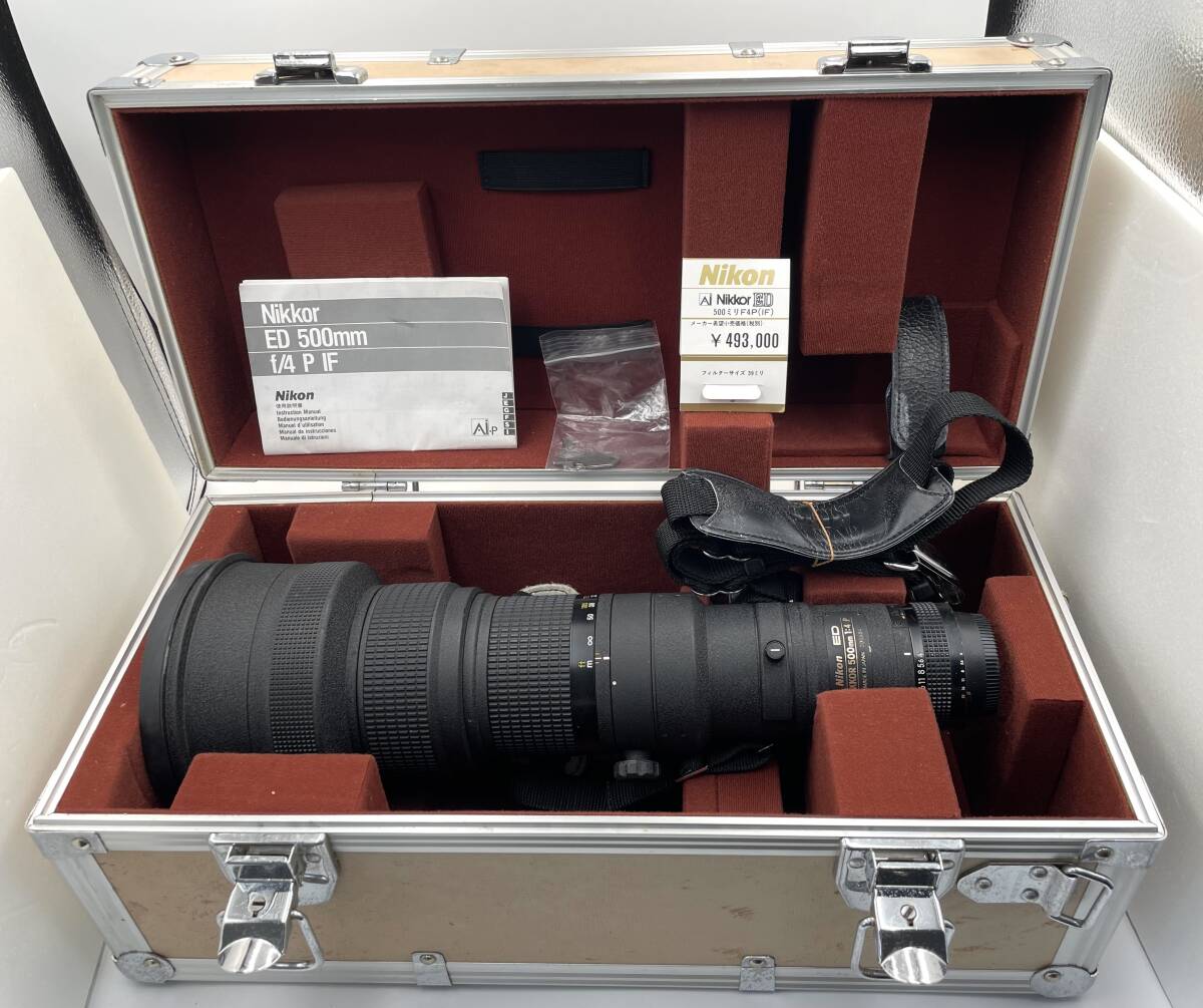 Nikon Ai-s 500mm 1:4 P ケース 付 ニコン nikon 500 4p 4 p nikkor ai-s拍卖