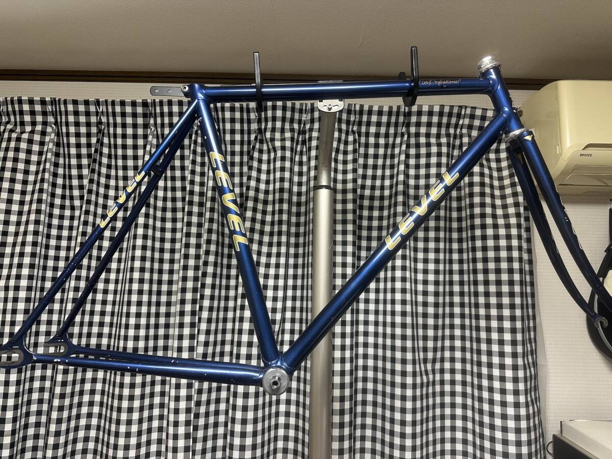 LEVEL レベル トラックフレーム ネイビー TOP:543/SEAT:527 NJS 競輪 KEIRIN 中古品拍卖