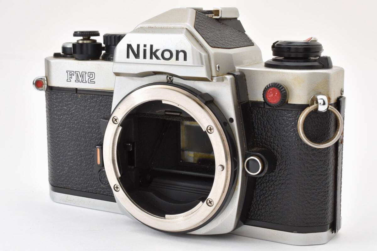 Nikon ニコン New FM2 FM2N シルバー ボディ フィルム一眼レフ 動作品 #883拍卖