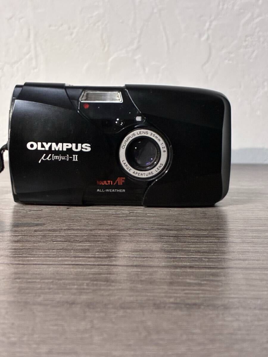 Olympus μ mju II Black オリンパス ミュー 2 ブラック フィルムカメラ拍卖