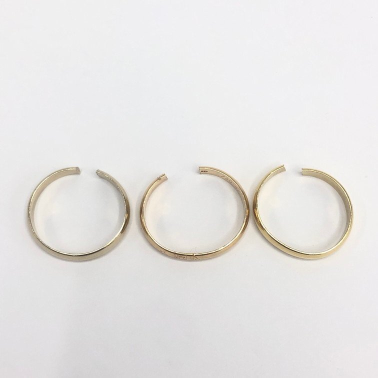 Cartier カルティエ トリニティリング 750 size:52 総重量:8.00g ケース付き【EHAA0056】拍卖