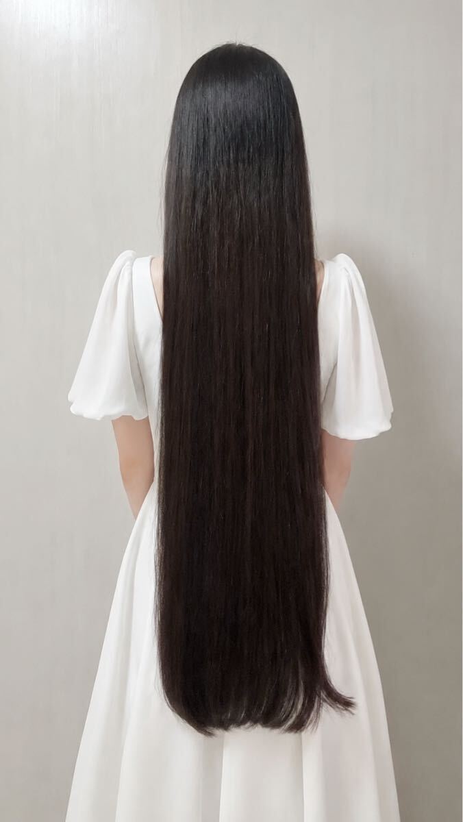 日本人の新成人バージン髪束、人毛、ヘアドネーション拍卖