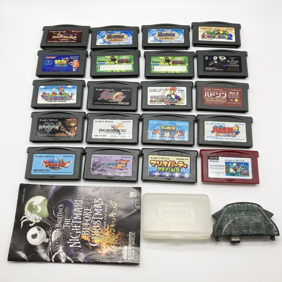 179 【現状品】Nintendo ゲームボーイ アドバンス GBA ソフト 任天堂 レトロ まとめ売り ナイトメア ファイアーエムブレム FF等拍卖