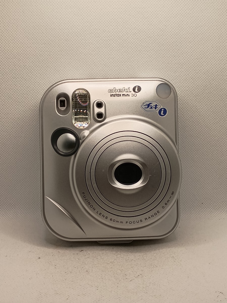 3187 1円スタート 【動作未確認】FUJIFILM instax mini 30 富士フィルム チェキi インスタントカメラ シルバー拍卖