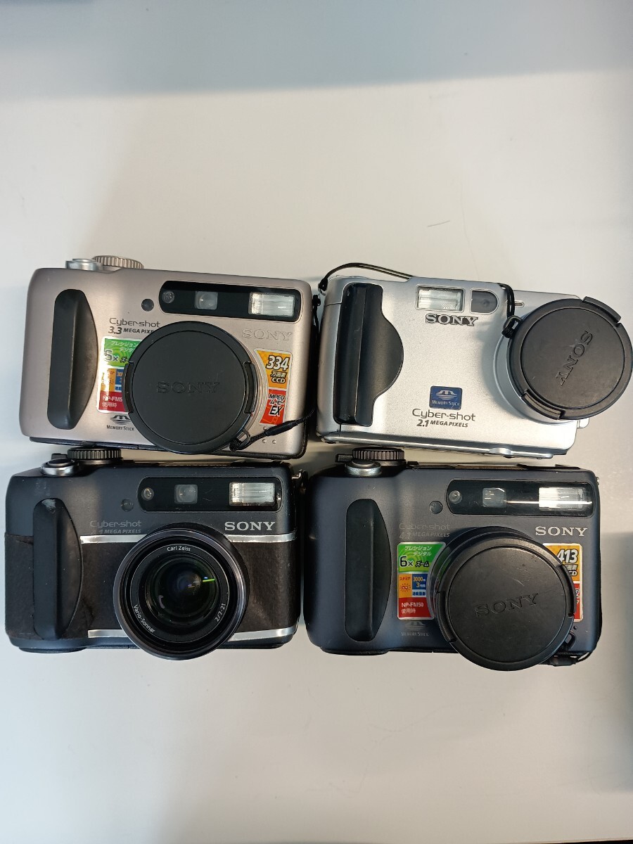 8392 まとめ売り 4台セット【動作未確認】1円スタート SONY Cyber-shot DSC-S85 DSC-S75 DSC-S50 コンパクトデジタルカメラ デジカメ拍卖