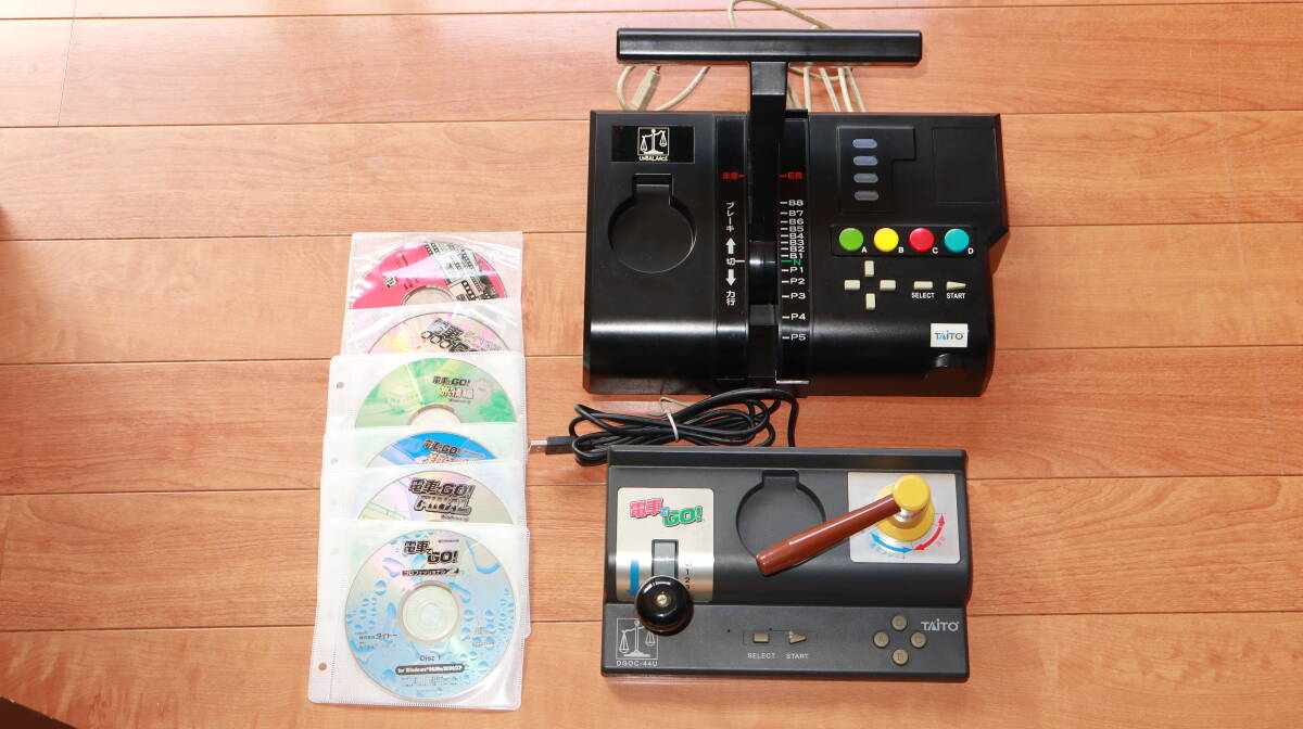 TAITO 電車でGo!Windows版 コントローラ2種、ソフト6種セット【中古品】拍卖