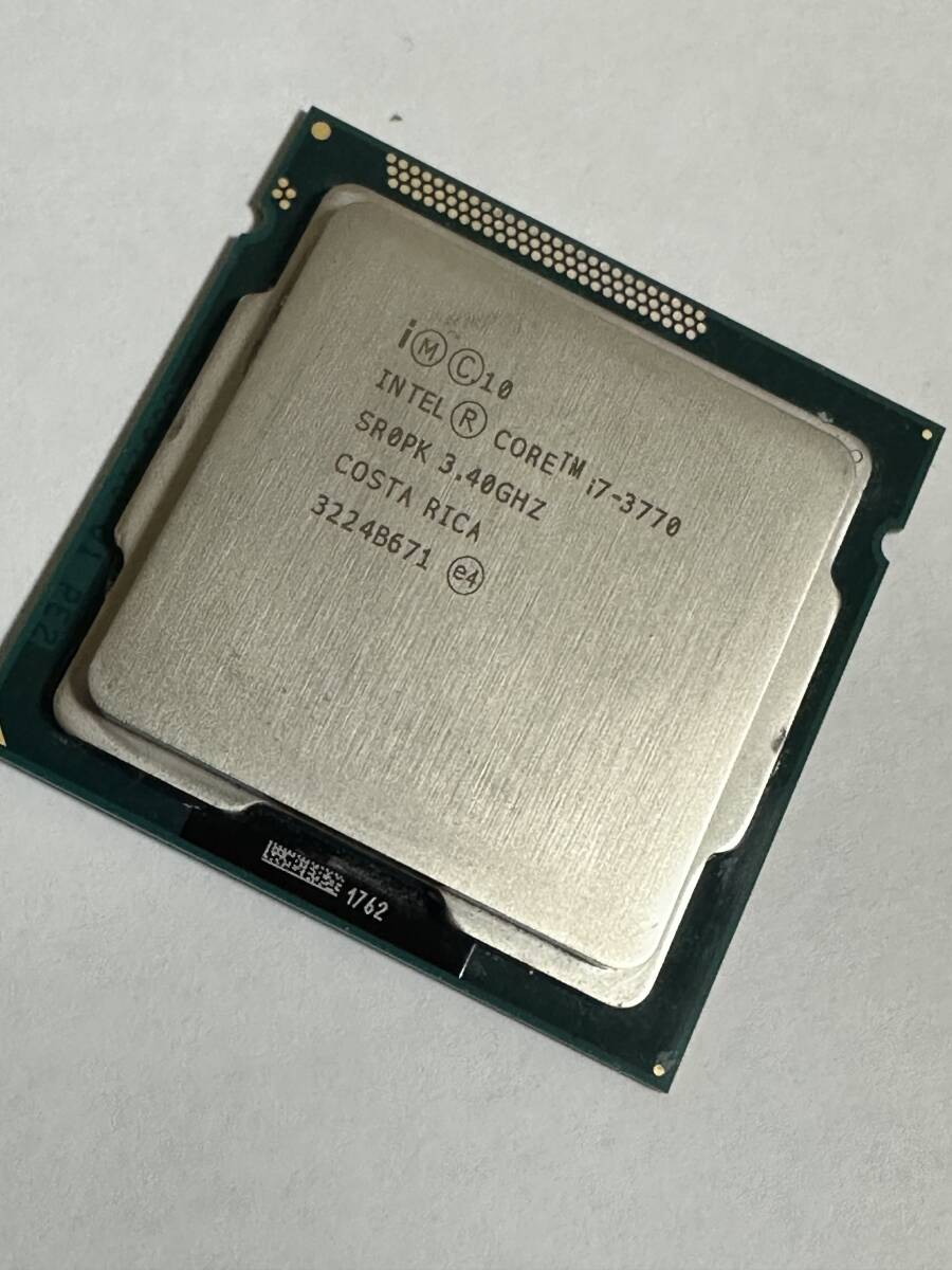 Intel Core i7-3770 3.4GHz 動作確認済み拍卖