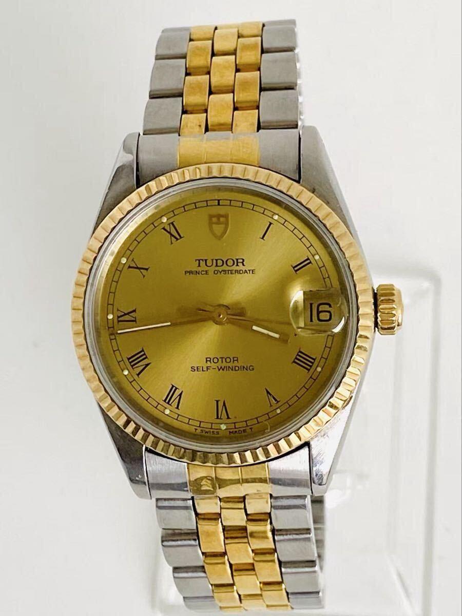 TUDOR チュードル チューダー Prince Oysterdate プリンスオイスターデイト 72033 32mm Men’s watch 腕時計 AT 自動巻 18KYG 金 稼働中拍卖