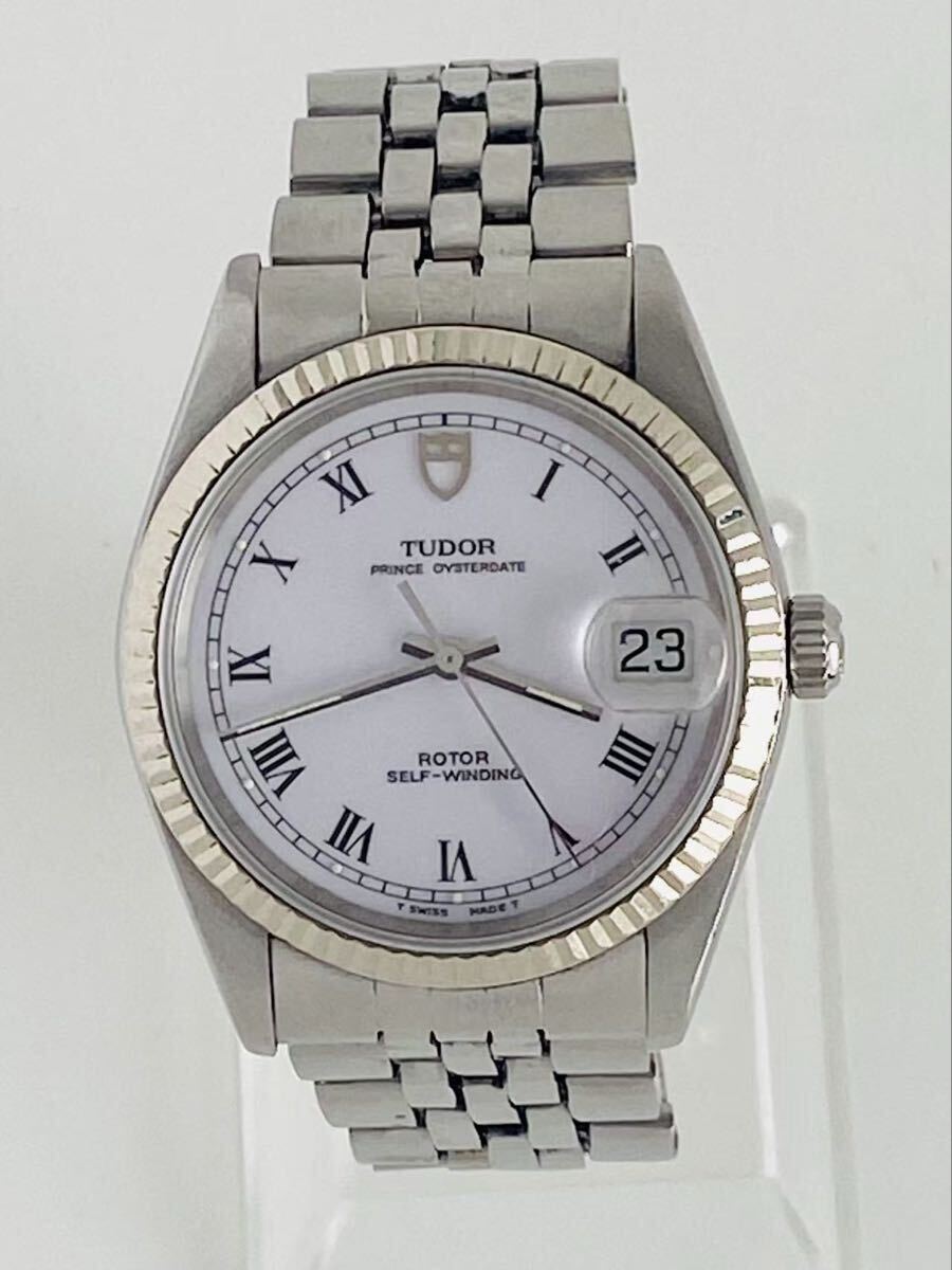 TUDOR チュードル チューダー Prince Oysterdate プリンスオイスターデイト 74034 34mm Men’s watch 腕時計 AT 自動巻 18KWG 18金 稼働中拍卖