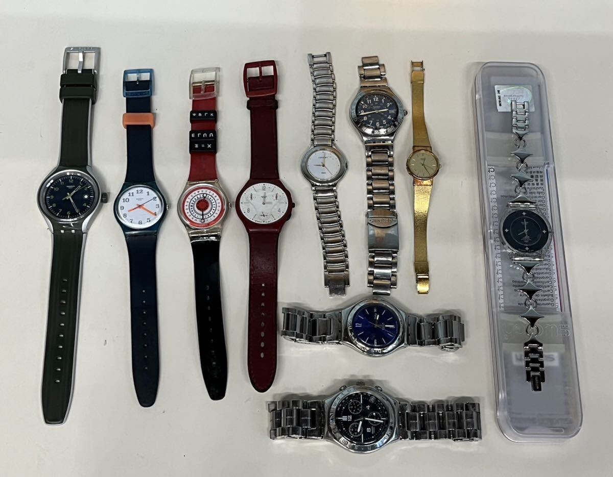 スウォッチ Swatch 腕時計 計10本まとめ 動作未確認 中古現状品 ジャンク(60s)B拍卖
