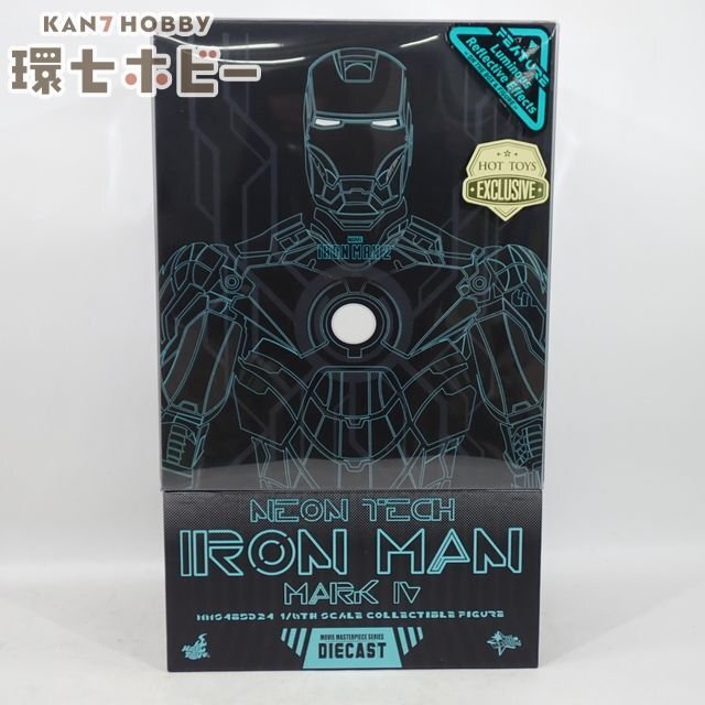 0RA108◆ホットトイズ 1/6 ムービーマスターピース ダイキャスト アイアンマン マーク4 ネオンテック/フィギュア HOTTOYS HOT TOYS 送:100拍卖