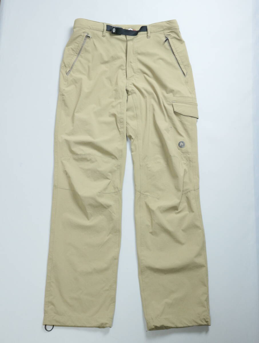 G329 Marmot マーモット MJP-S3029 ストレッチ トレッキングパンツ クライミングパンツ L ベージュ アウトドア拍卖