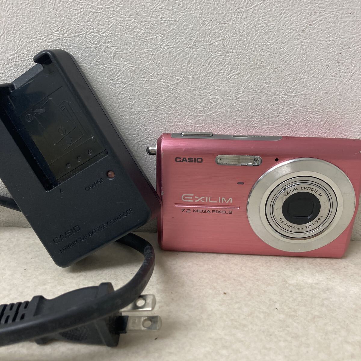 0808N5 CASIO カシオ コンパクトデジタルカメラ EXILIM エクシリム EX-Z75 ピンク デジカメ 動作確認済み拍卖