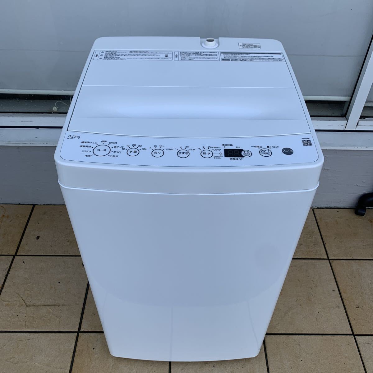 ①【2024年製】Haier ハイアール 全自動電気洗濯機 4.5kg BW-45A つ拍卖