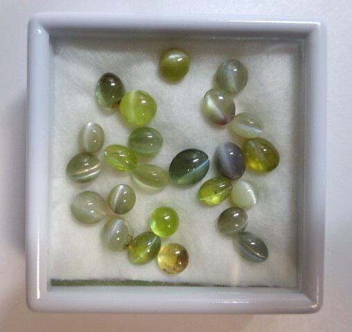 キャッツアイ ルース24個 約27.85ct 拍卖