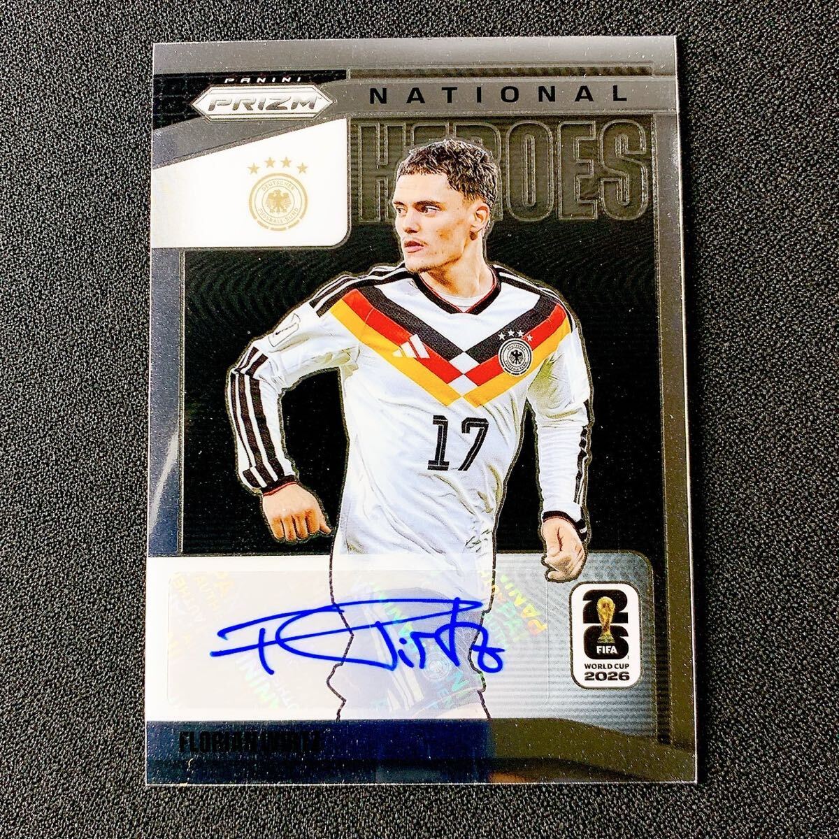 激レア【FLORIAN WIRTZ】 直筆サインカード 2026 PANINI - PRIZM FIFA WORLD CUP Auto フロリアン ヴィルツ Liverpool Germany拍卖