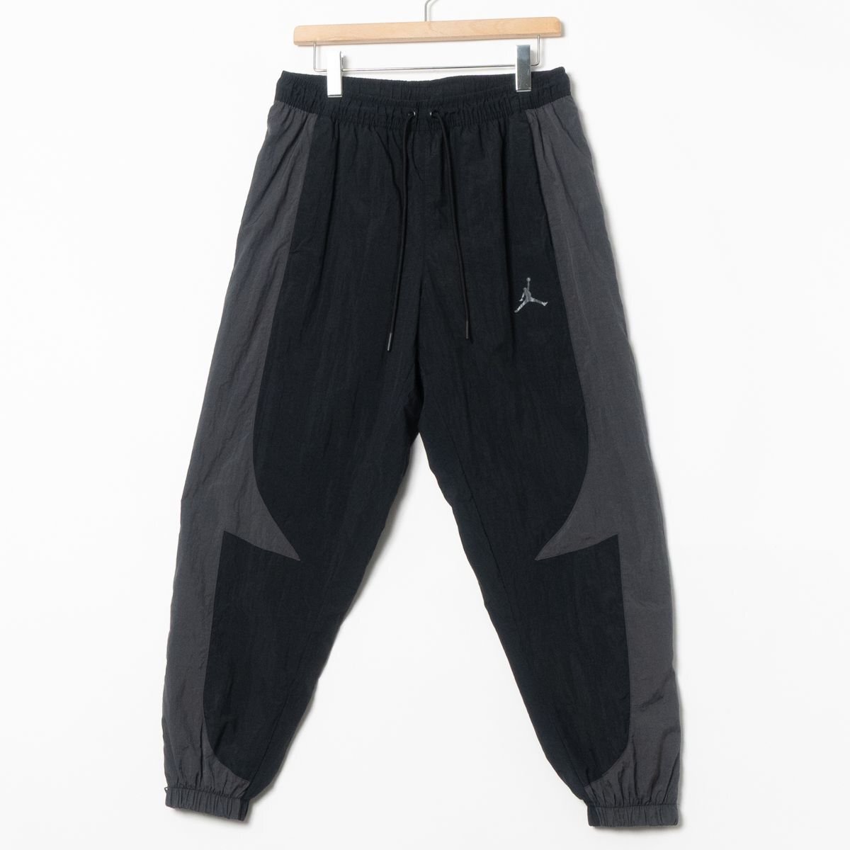 NIKE ナイキ JORDAN ジョガーパンツ XL 裏メッシュ ナイロン100% ブラック グレー ウエストゴム メンズ バスケ スポーツウェア スポーティ拍卖