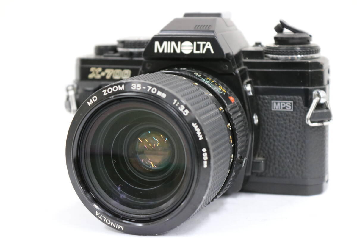 【訳あり品】 ミノルタ Minolta X-700 MD ZOOM 35-70mm F3.5 ボディレンズセット Y914拍卖