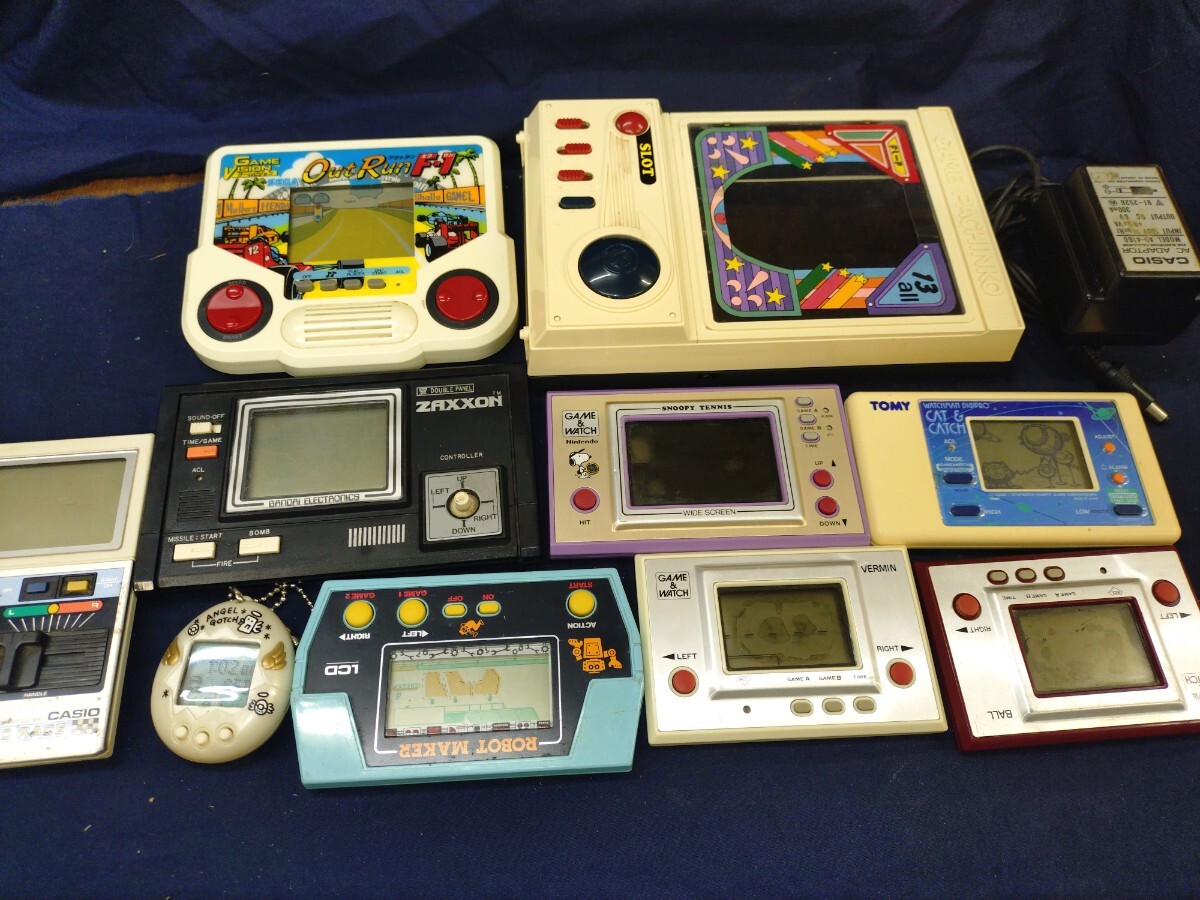 昭和レトロ 電子ゲーム LSIゲーム 携帯ゲーム機 10点セット まとめ売り ジャンク品拍卖