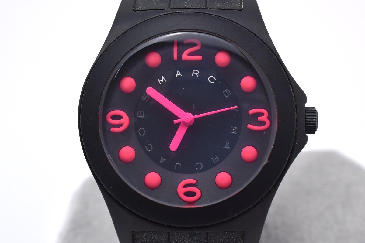 MARC BY MARC JACOBS マークバイマークジェイコブス MBM2530 ブラック 3針 ラウンド ステンレス 3BAR Quartz 腕時計拍卖