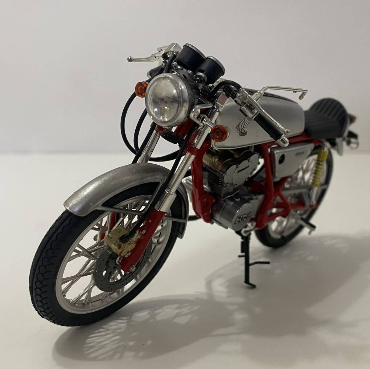 B734 1円~ 完成品 アオシマ 1/12 HONDA ホンダ DREAM50 ドリーム50 ザ・バイク プラモデル 塗装済 組立済 ジャンク拍卖