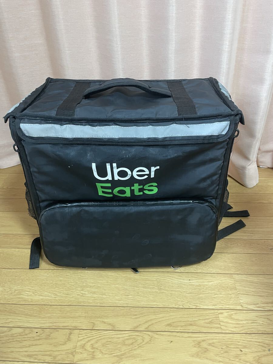 【人気の第4世代・新型】Uber Eats 配達用バッグ(黒)超撥水レインカバー付き 仕切り板完備 送料無料 Uber 配達用バッグ拍卖
