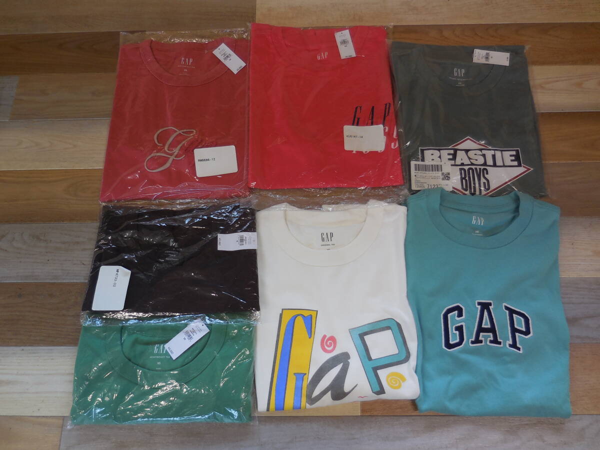 現状品 GAPTシャツ 7点 未使用含む XSサイズ 6点 内4点未使用 / Sサイズ 1点 未使用 激安1円スタート A拍卖