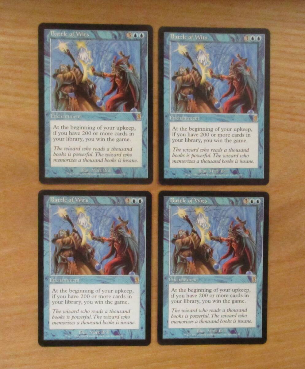 MTG 機知の戦い 英4枚セット(ODY)拍卖