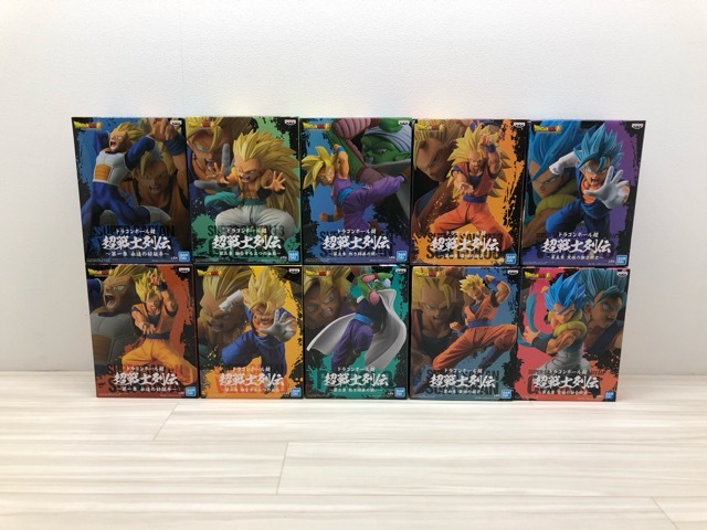 083 C) ☆未開封☆ ドラゴンボールプライズフィギュア 超戦士列伝シリーズ 第一章~第五章10個セット 【同梱不可】拍卖