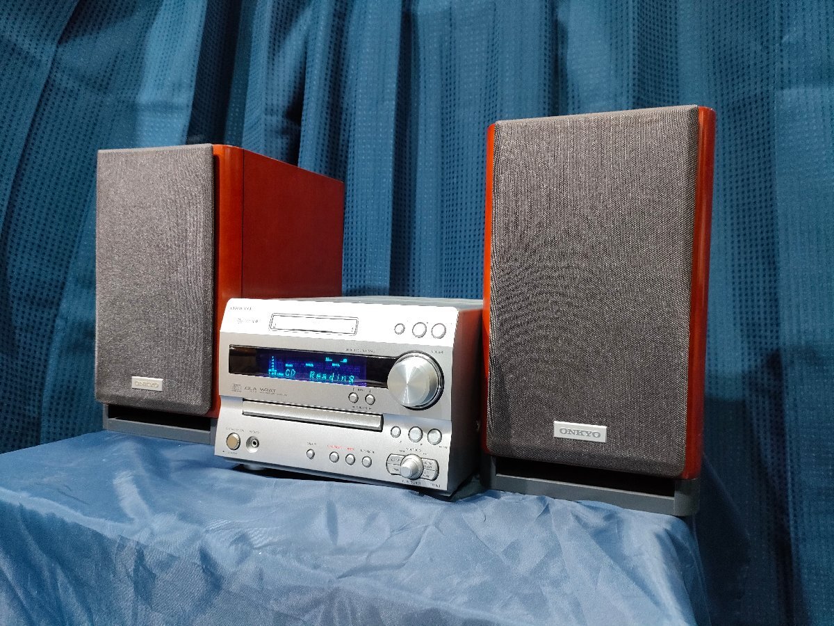 ONKYO オンキヨー FR-N9 CD/MD/チューナーアンプ(D-N9 スピーカーペア 付属)【中古・完動品】動作確認済み拍卖