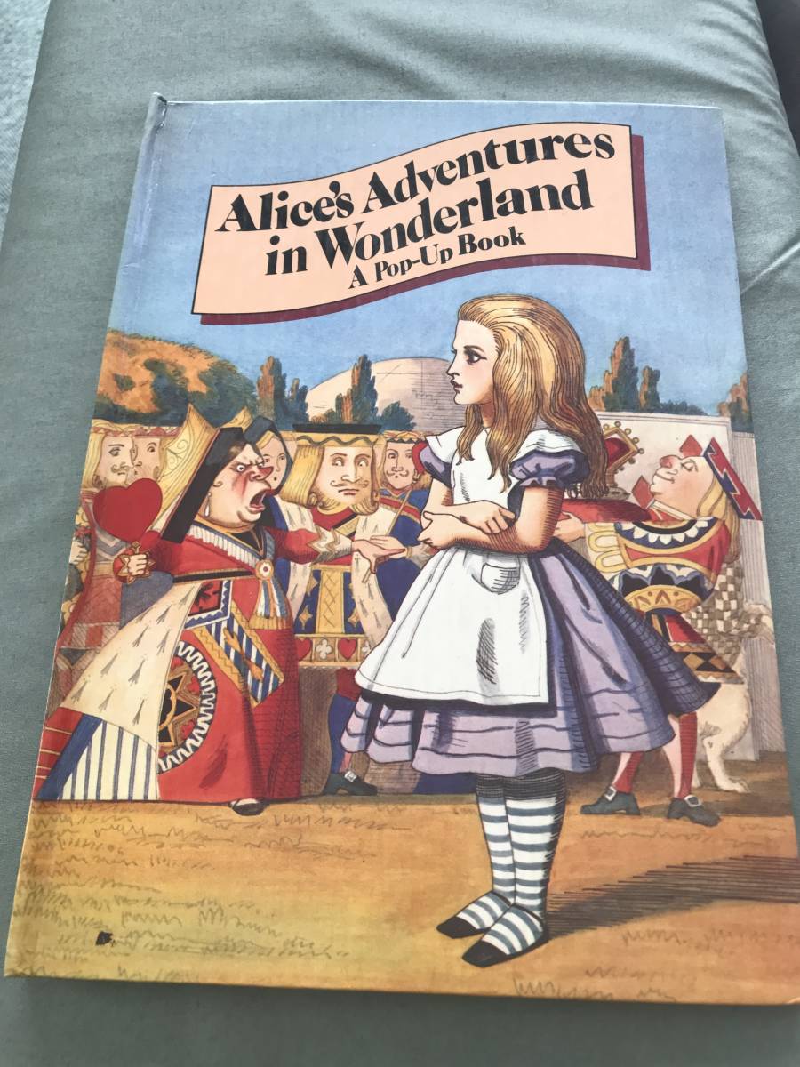 洋書 不思議の国のアリス 飛び出す絵本 本 英語版 仕掛け絵本 ジョン テニエル イラスト 拍卖