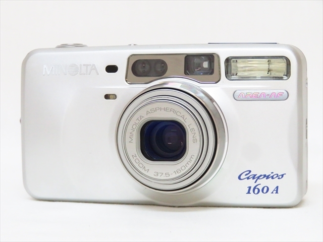 ◆◇MINOLTA ミノルタ Capios 160A カピオス ZOOM 37.5-160mm コンパクトフィルムカメラ 通電確認済◇◆拍卖