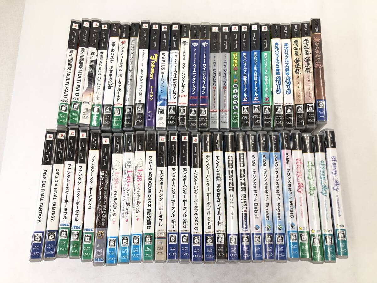 GS260810-01O/ PSP ソフト まとめ モンハン パワプロ ゴッドイーター テイルズ 三國無双 ウイイレ キングダムハーツ 等 プレステポータブル拍卖
