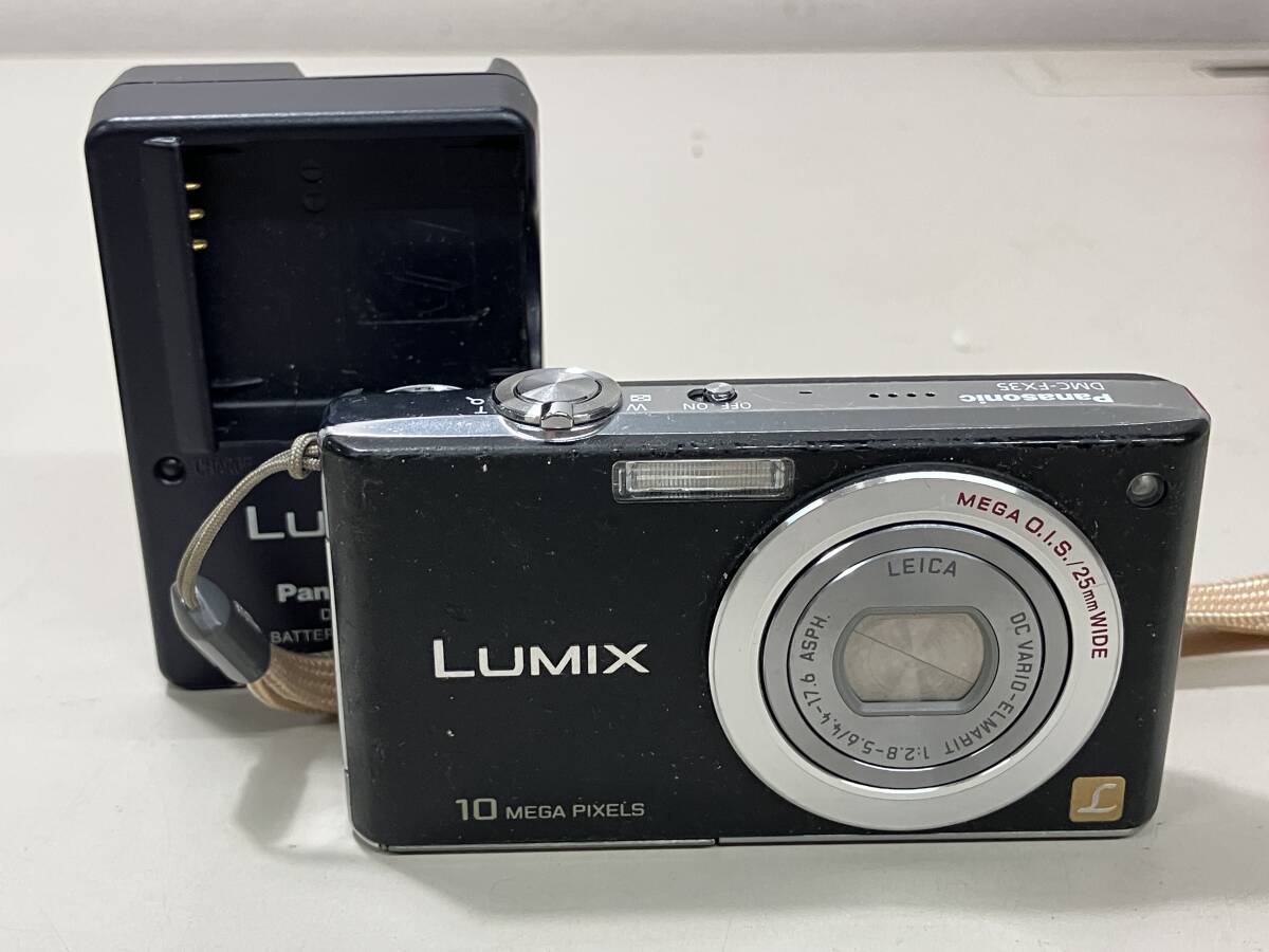 I2608-0965 デジカメ Panasonic LUMIX DMC-FX35 パナソニック 本体 充電器 現状品 宅急便コンパクト拍卖