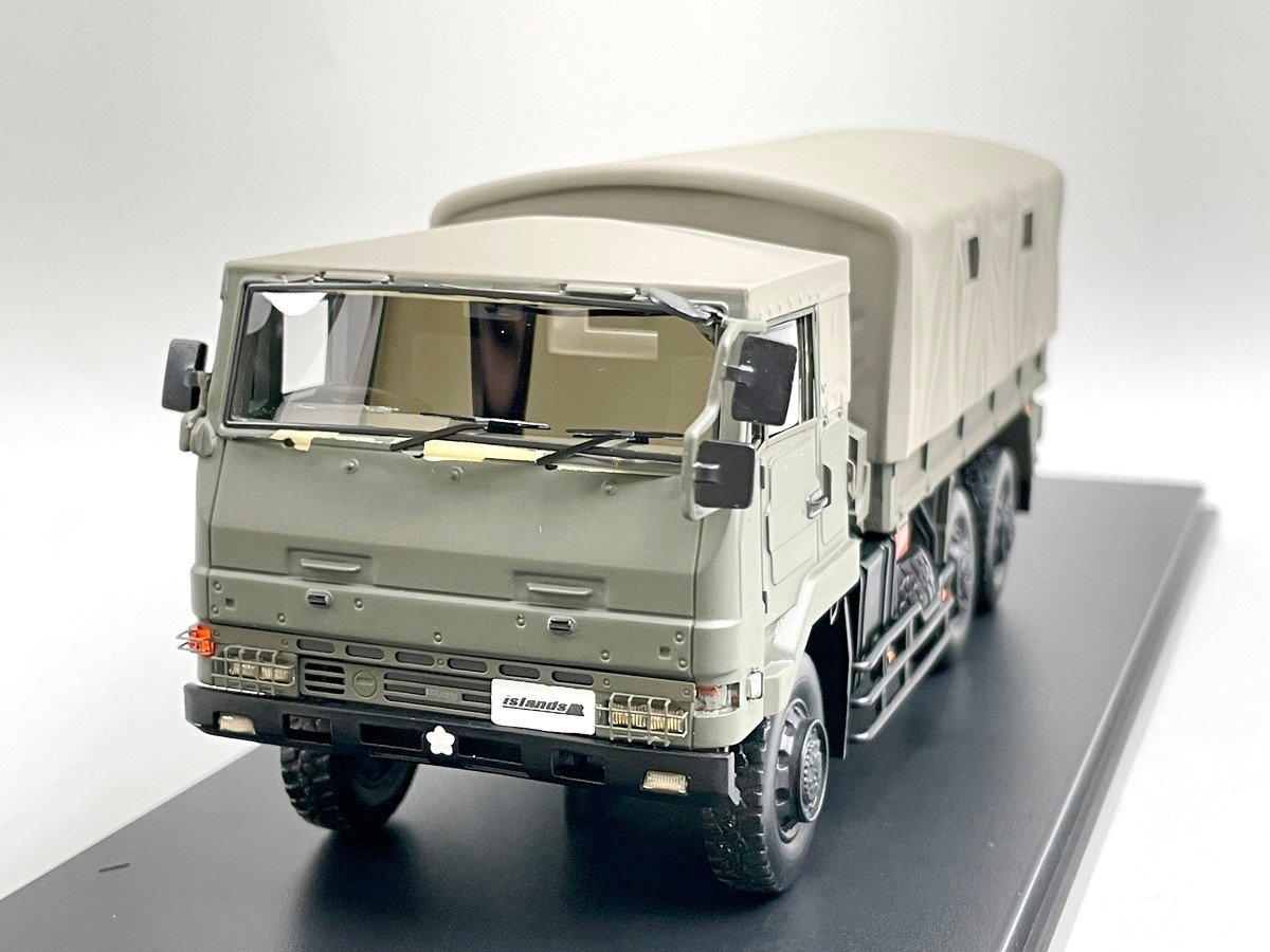 island アイランド 1/43 JGSDF 陸上自衛隊 3・1/2t トラック (73式大型トラック SKW477 幌付) IS430001拍卖