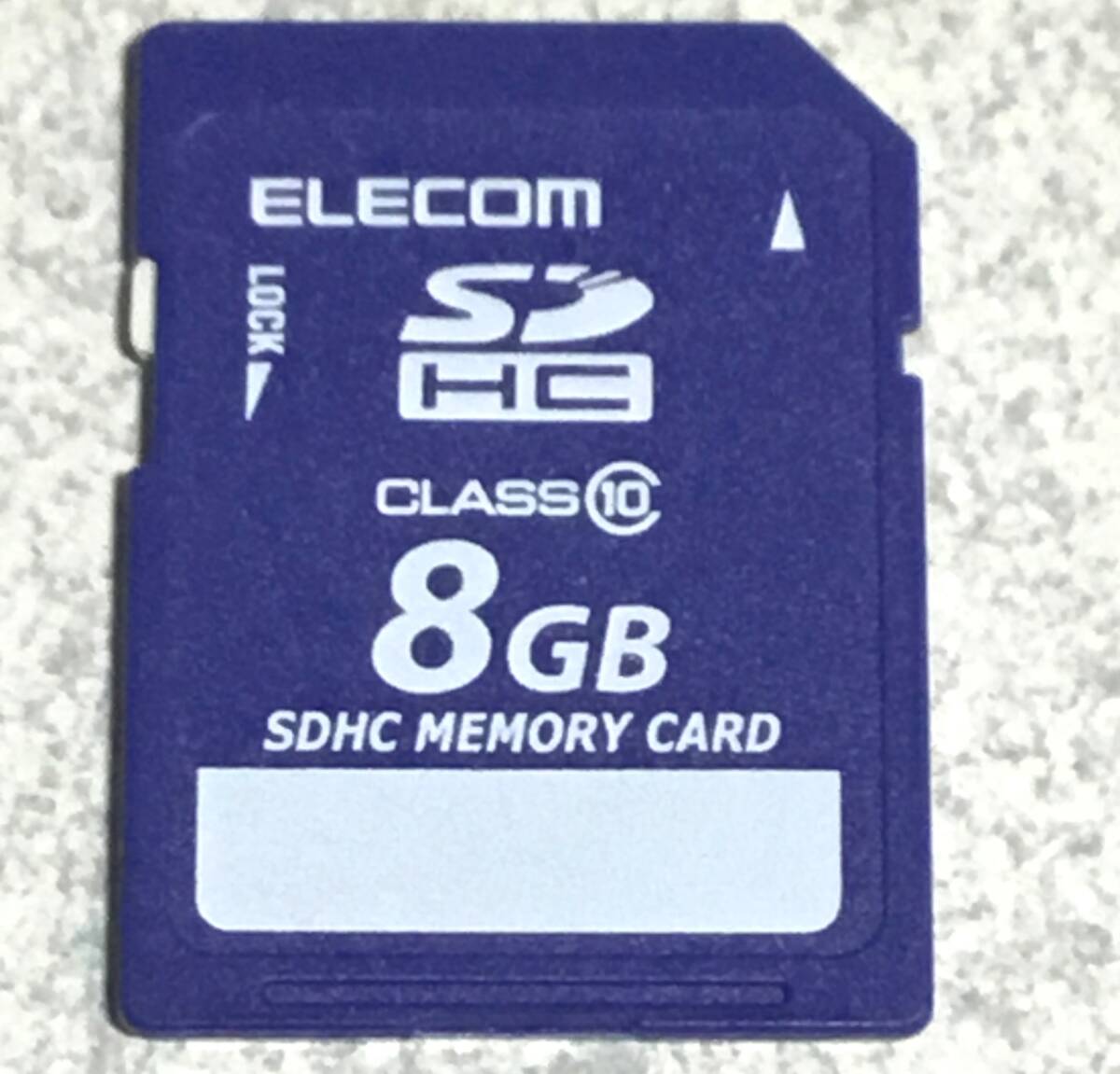 ELECOM(エレコム)SDHCカード 8GB class10 中古品 動作確認済み 送料¥110拍卖
