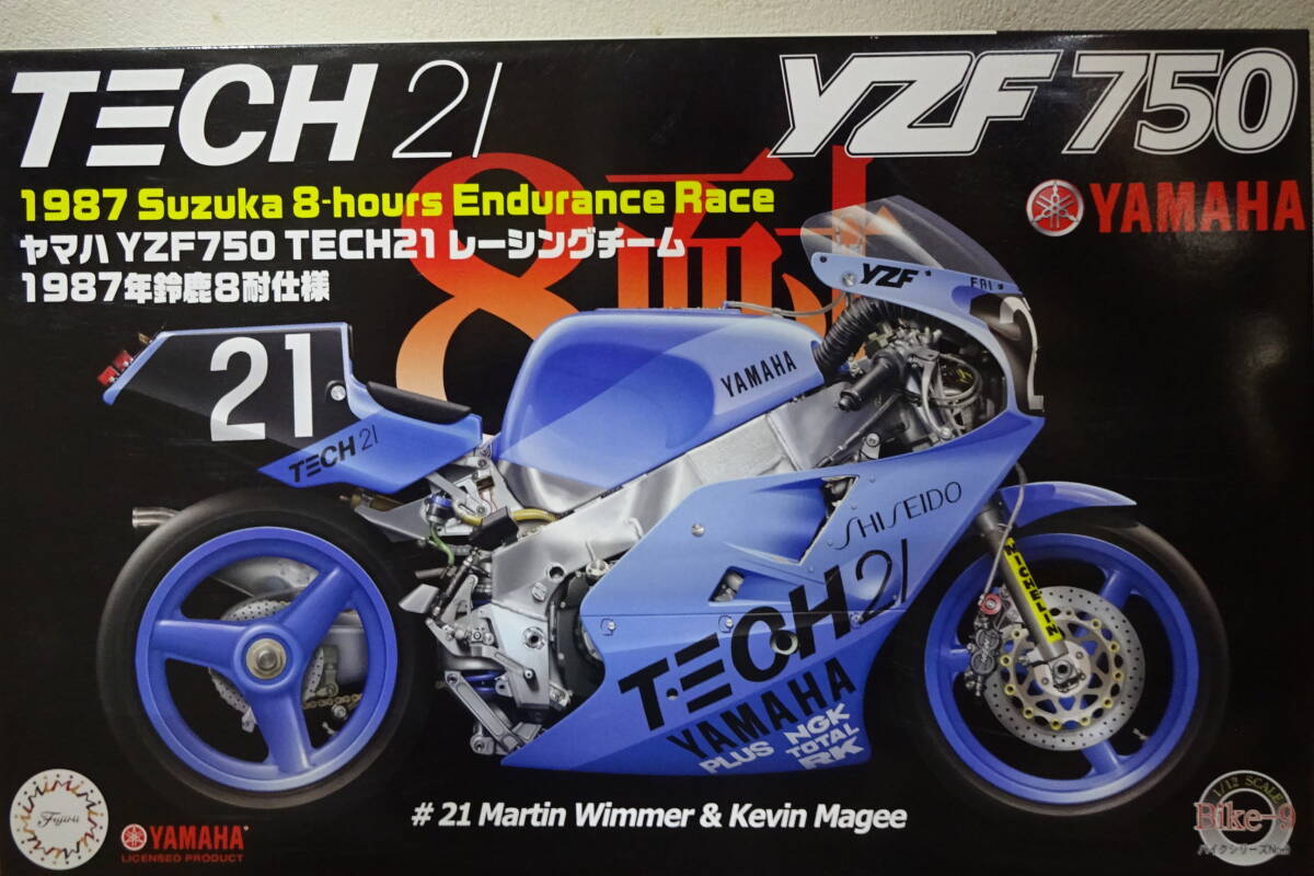 フジミ 1/12 ヤマハYZF750 TECH21レーシングチーム1987年鈴鹿8耐仕様拍卖