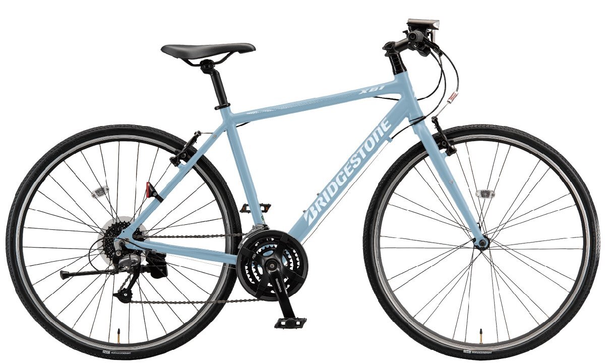 泥除け付 10%OFF 送料込 ブリヂストン エックスビーワン XBC547 173-187cm 3年盗難補償 ライト スタンド ロック付 ブルーグレー拍卖