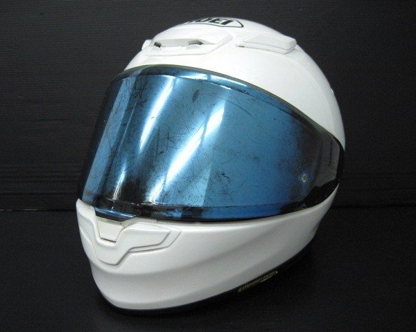 《大関質店》SHOEI ショウエイ フルフェイスヘルメット Z-8 ホワイト系 Mサイズ 2022年製 中古拍卖