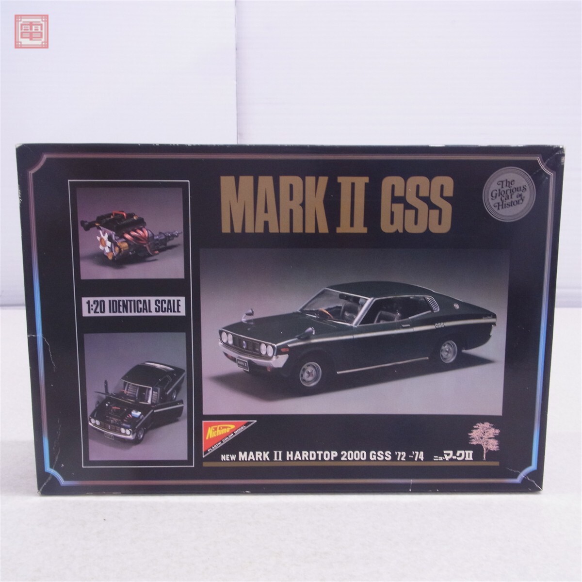 未組立 ニチモ 1/20 ニュー マークII ハードトップ 2000 GSS `72~’74 Nichimo【20拍卖