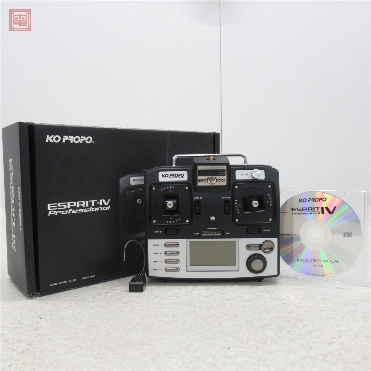 現状品 KO PROPO ESPRIT VI Professional 送受信機 KR-413セット エスプリ4 プロポ 送信機 RC ラジコン 通電のみ確認済 動作未確認【20拍卖