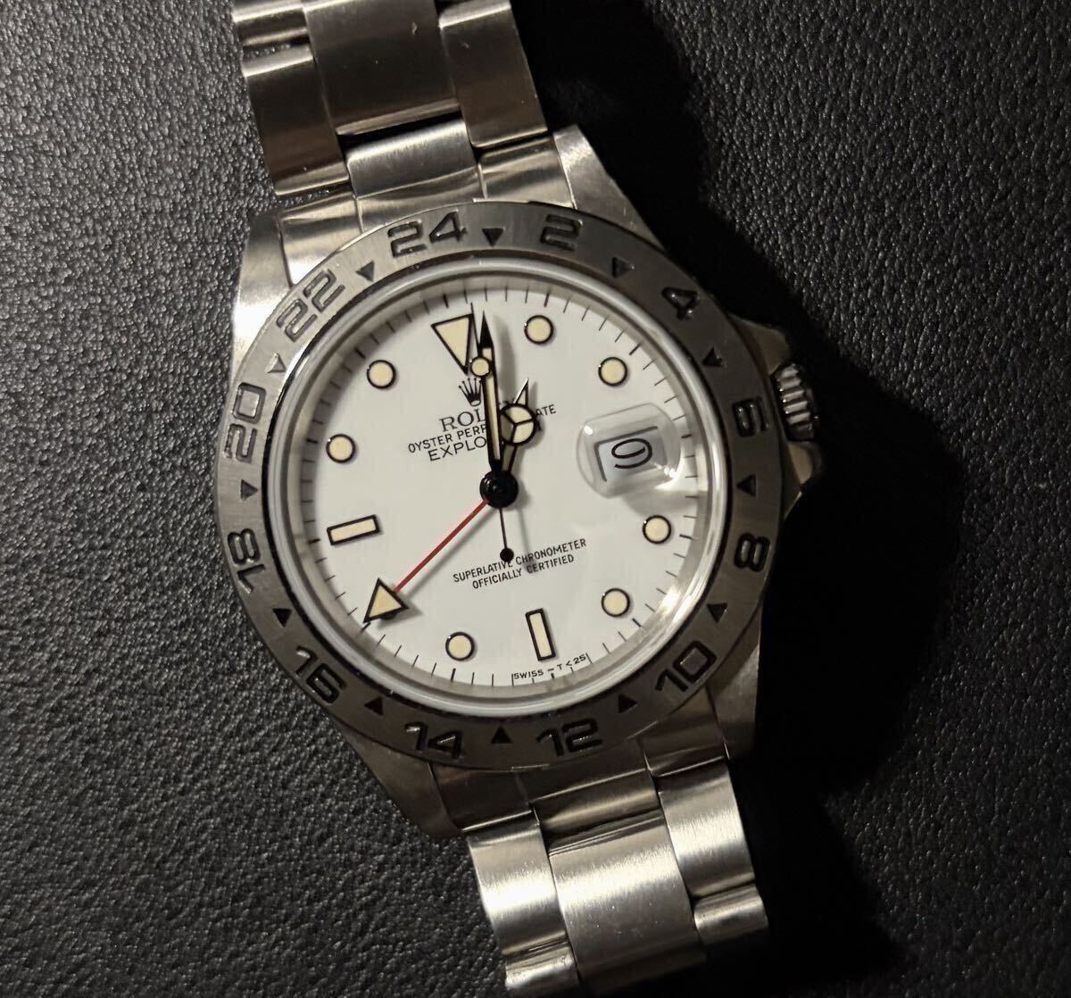 ロレックス/ROLEX/エクスプローラーⅡ /16550 /「Chicchi di Mais」/即決サービス品:クロムハーツ ブレス/フレアニー 拍卖