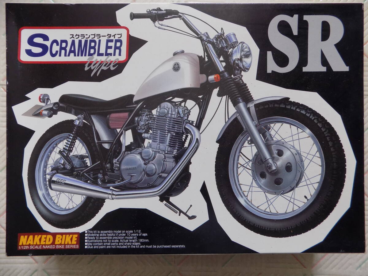 YAMAHA SR SCRAMBLER Type ( AOSHIMA 1/12th SCALE NAKED BIKE SERIES 26 )拍卖