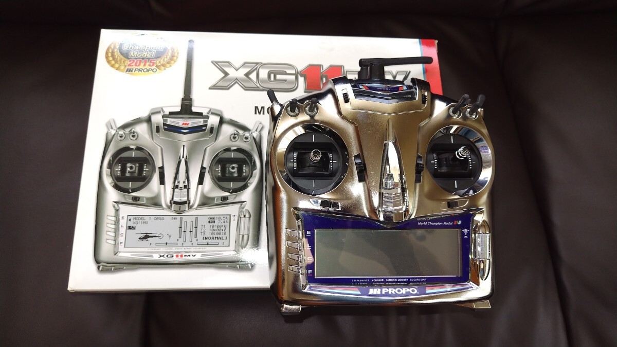 JR PROPO 2015Worldchanpion XG11MV ヘリ用送信機 DMSS 2.4GHz プロポ拍卖