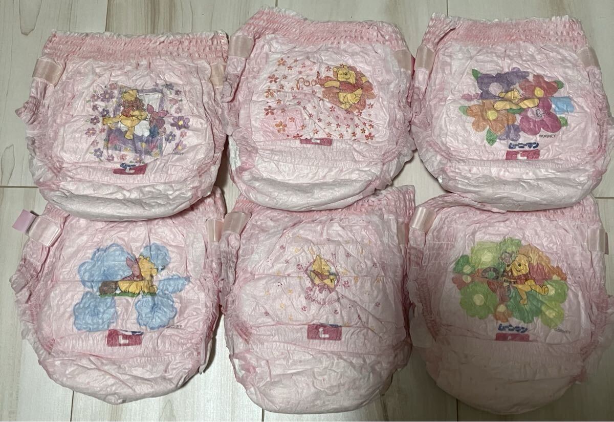 ムーニーマン キュートガール Lサイズ 6枚 旧品 レトロ拍卖